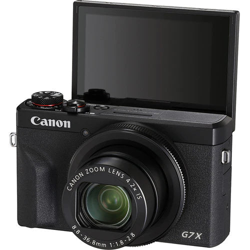 Canon PowerShot G7 X Mark III Digital Camera – Black | 20.1MP 4K Vlogging Camera